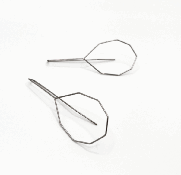 Faceted Tear Earrings